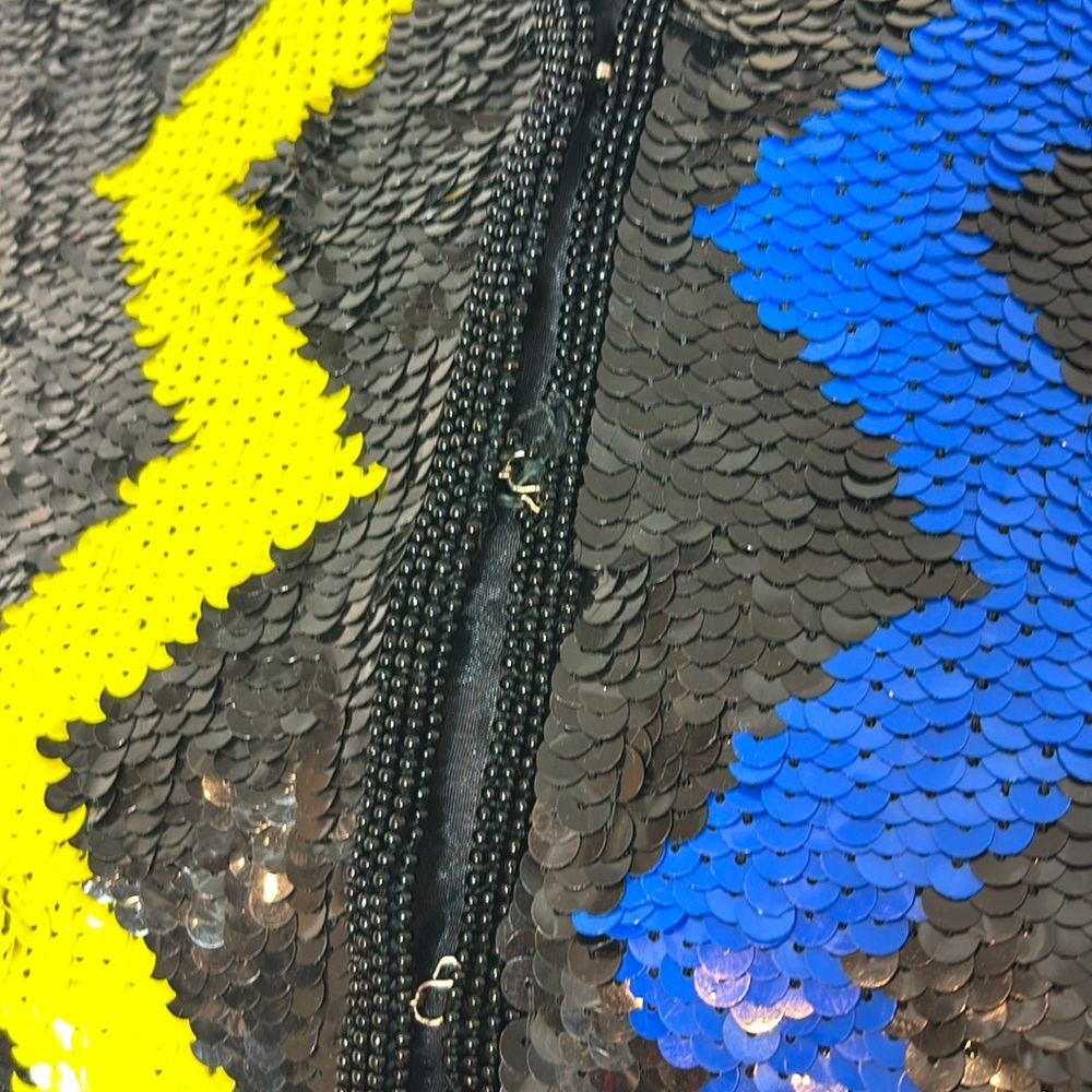 Colorful Sequin Zigzag Jacket - Picture 7 of 10